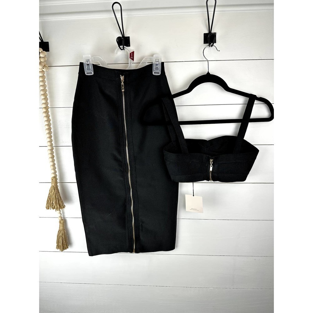 NWT Superdown Emilia Skirt Skirt Set (Minor Flaw) sz XS - Picture 2 of 8